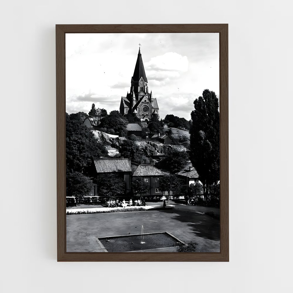 Poster Église sur la Colline – affiche Jeux Olympiques (vue 5)